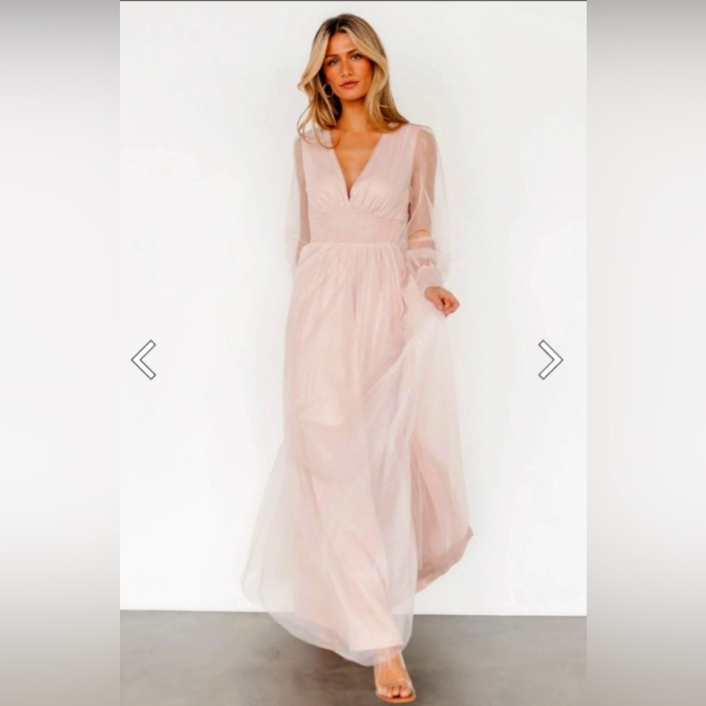 Baltic Born Blush Long Sleeve Dress